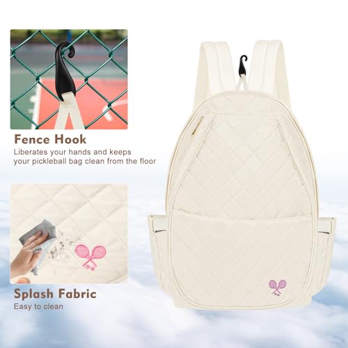 Tennis Bag for Women,Tennis Racket Bags for Women Men for Gym Bag,Waterproof Sling Tote Bag for Pickleball,Badminton Backpack,Cute Gym Bag for Women Duffle Bag,Training,Travel