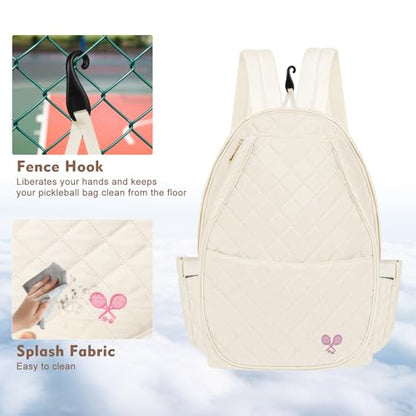 Tennis Bag for Women,Tennis Racket Bags for Women Men for Gym Bag,Waterproof Sling Tote Bag for Pickleball,Badminton Backpack,Cute Gym Bag for Women Duffle Bag,Training,Travel