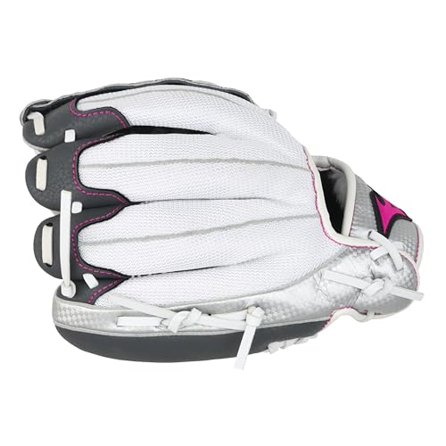 Mizuno Prospect Finch Youth - color: White/Grey Trident Web, size: 10"|Ages 3-6