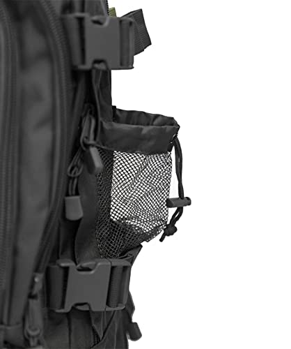 Miramrax Tactical Backpack Military Army Daypack - Assault Pack for Men Molle Backpacks Bug Out Bag 3 Day Pack for Hiking Camping Travel Hunting Rucksack Trekking Black - color: Black
