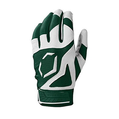 EvoShield SRZ-1™ Batting Gloves - Adult and Youth Sizes - color: Dark Green, size: Small, style: Adult