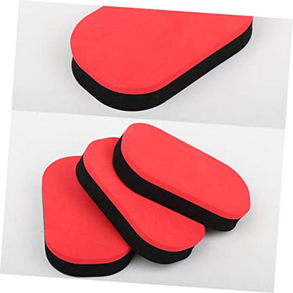 Mikikit Table Tennis Bat Cleaning Sponge High Density Racket Maintenance Pad for Rubber Care Durable Reusable