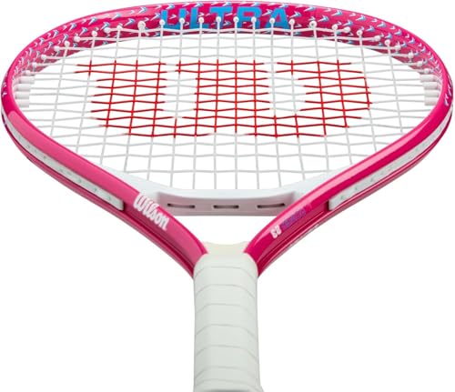 Wilson Ultra Power Jr Tennis Racquet (Pink) Bundled with a Wilson Advantage 2.5 Tennis Bag – Optional Accessories