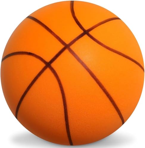 Silent Basketball 2025 Official Eighth Generation of High Density Silent Basketballs Size 6 (28.5") and 7 (29.5"),Mute Basket-Ball Training Ball - size: 29.5"