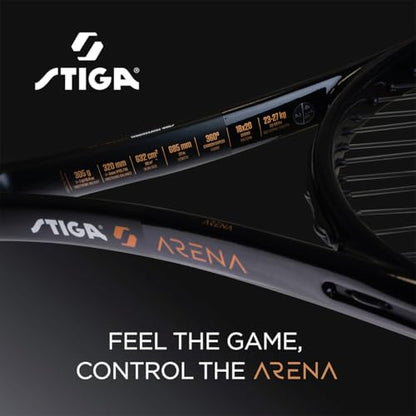 STIGA Arena Unstrung Tennis Racket, Precision Carbon Fiber Racket Frame for Advanced & Experienced Tennis Players, Competition Approved - size: 3