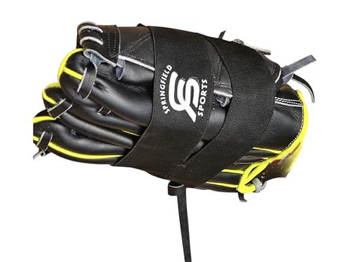 Baseball Glove Mallet (Hammer) for Youth & Adult, One-Piece Structure Baseball Glove Mallet, Wooden Shaping Hammer, Glove Wrap by Springfield Sports. The Best Stuff for Your Game Practice.