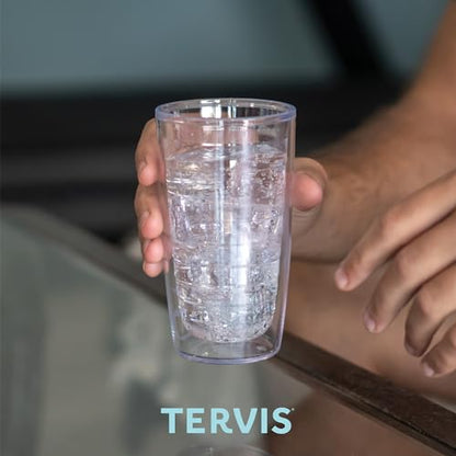 Tervis Pickleball Made in USA Double Walled Insulated Tumbler Travel Cup Keeps Drinks Cold & Hot, 16oz, Classic - style: 16oz