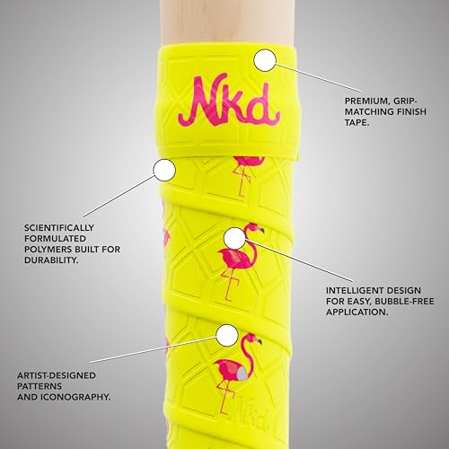 Naked Grips Iconic Collection | 1mm Baseball & Softball Bat Grips - color: Flamingo