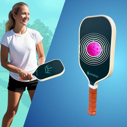 Cute Pickleball Paddles for Women - Girly, Lightweight, Easy-to-Use Starter Paddle for Beginners, Casual Players, and Women New to Pickleball