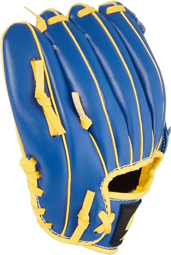 GP Baseball Gloves Youth 8 inch Right-Handed Hook and Loop Fastener Palm Pack with Tennis Ball