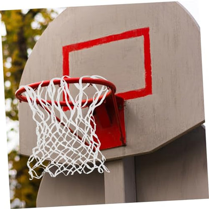 Toddmomy 12 Loop Heavy-Duty Nylon Basketball Net Weather-Resistant Replacement Mesh for Standard Basketball Rim for Outdoor Use