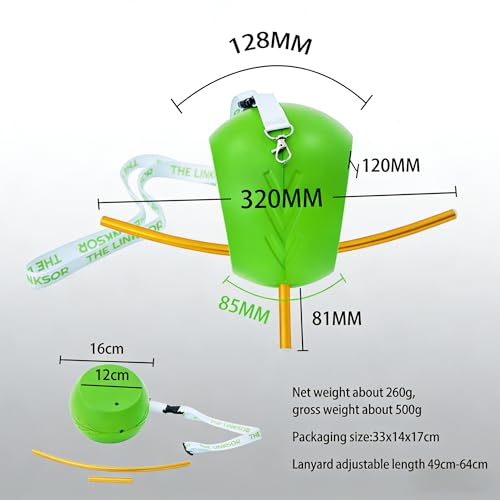 The Connector Golf Training Aid, Upgraded Golf Swing Trainer Ball for Posture Correction Practice, Portable Golf Training Aid Golf Swing Aid Golf Training Aids Tool for Golfers and Beginners