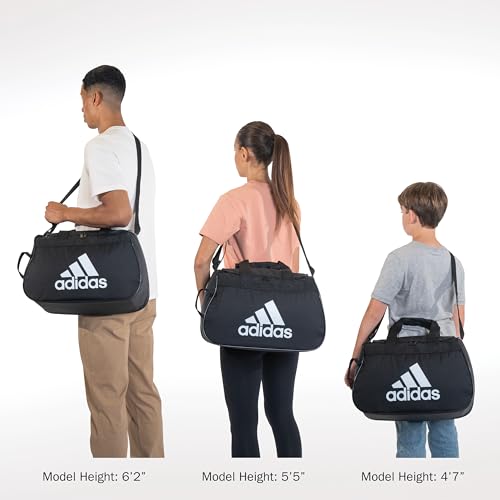 adidas Power Gym Duffel Bag – Athletic & Lightweight for Sports – Diablo - color: Jersey Onix Grey/Black/Diablo