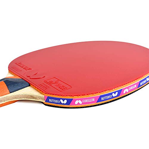Butterfly Lin Yun-Ju Shakehand Ping Pong Paddle - Lightweight & Offers A High Degree of Control for Developing Table Tennis Players - Recommended for Beginners