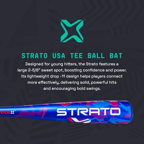 Axe | Strato | USA Tee Ball Baseball Bat | Drop -11 | 1-Piece Alloy | 2-5/8" Barrel - size: 25"