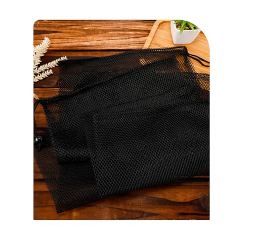 2 Pcs Mesh Bags Drawstring Multipurpose Storage Bags for Gym Shoes Sports Gear Balls Beach Laundry