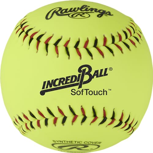 Rawlings | Incredi-Ball Softstitch Softballs | 11" & 12" Options | Cloth & Synthetic Leather Cover Options | 12 Count - style: 11"