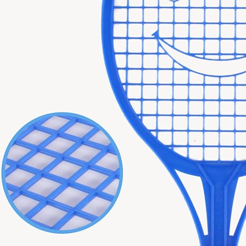 Tennis & Badminton Set with Ergonomic Grip, Indoor Outdoor Play for Motor Skills Development Badminton Racket Kindergarten Toy
