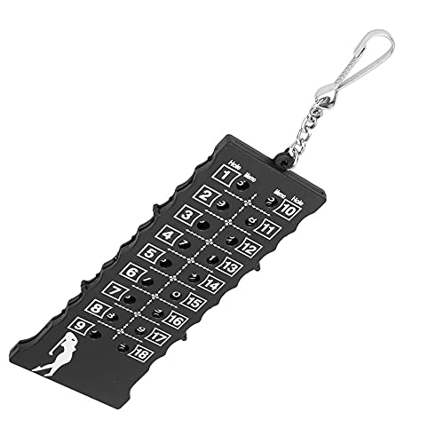 Score Counter | 18 Holes Stroke Recorder with ABS Plastic | Portable Training Tool for Practice/Competition/Range | No Batteries Needed