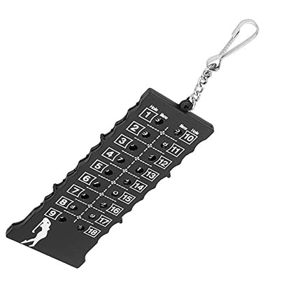 Score Counter | 18 Holes Stroke Recorder with ABS Plastic | Portable Training Tool for Practice/Competition/Range | No Batteries Needed