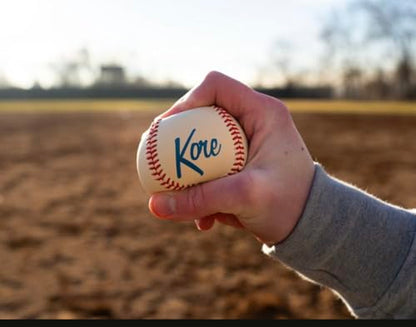 Kore Soft Baseball – Hand-Stitched Real Feel Foam Baseballs | Safe Indoor & Outdoor Practice Ball for Backyard Play - size: Pack Of 1