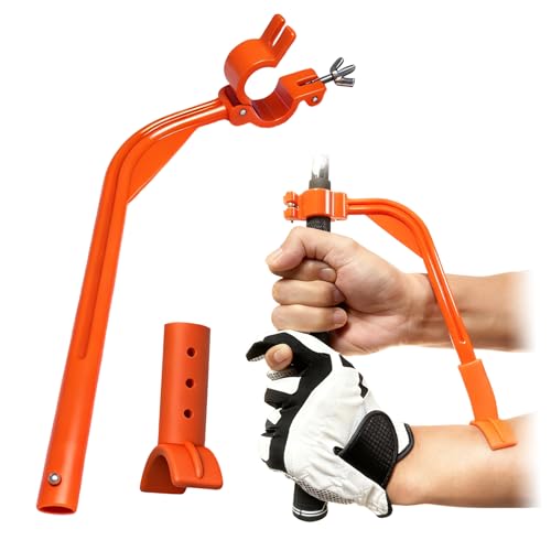 Golf Swing Trainer Aid, Adjustable Golf Training Wrist Aids Hinge, Silicone Golf Swing Correcting Trainer Accessories Tool, Golf Practice Equipment Gifts for Golfers, Beginners and Players