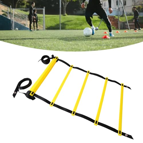 Agility Ladder, Agility Training Equipment, Soccer Training Equipment, Footwork Exercise Ladder Improving Coordination Obstacle Speed Fitness Training Ladder