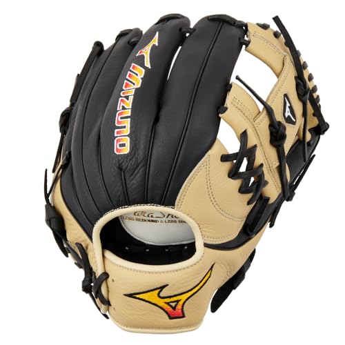 Mizuno Franchise Baseball - color: Deep 3 Web - Black/Tan, size: 11.5", Infield