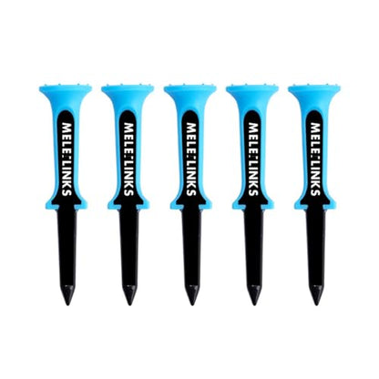 Golf Tees - Trajectory Correcting Tool - Portable 3.15 Inch Tall Golf Tees for Turf Mat Putting Green Beginner Lessons Course Driving Range Travel Backyard Tournament