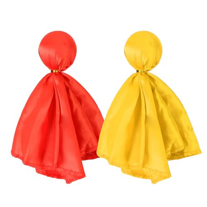 Midelong 2 Pcs Penalty Flags - Football Challenge & Referee Flags (1 Red, 1 Yellow)