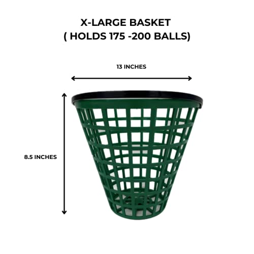 Basket - Range Ball - color: Green, size: X-Large (175-200 Capacity)