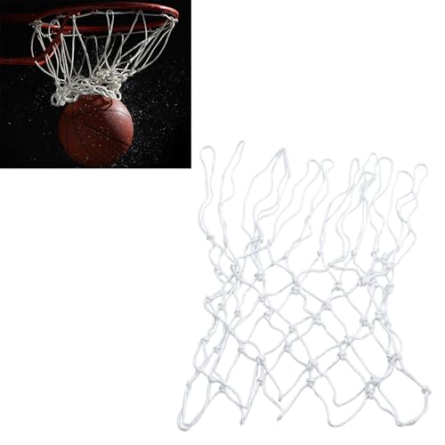 Deluxe Non Whip Replacement Basketball Net Rugged Nylon Hoop Goal for Basketball Net Replacement