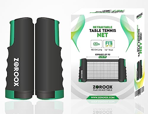 Table Tennis Net | Portable | Retractable | Easy Install Portable Table Tennis Net for Any Table. Easy to Install & Durable