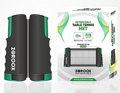 Table Tennis Net | Portable | Retractable | Easy Install Portable Table Tennis Net for Any Table. Easy to Install & Durable