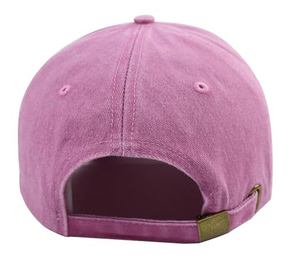 Pickleball Baseball Cap for Men Women, Funny Adjustable Embroidered Cotton Outdoor Sport Pickle Ball Heart Hat - color: Pink