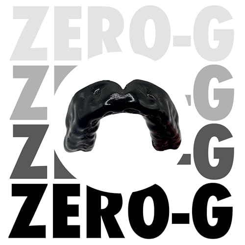 Zero-G Sports Mouthguard Black 1-Pack - Adult Size - Boil & Bite - Basketball, Football, Soccer, Baseball, Hockey, Lacrosse - color: Black