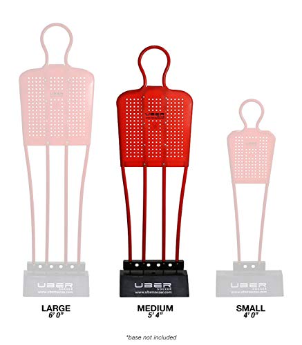 Rugged Soccer Free-Kick Training Mannequin - Red - Durable PVC - 4 Styles (Small, Medium, Large, and Spring Loaded) - style: Style #3 - Large