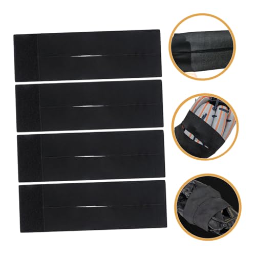 BESPORTBLE 4Pcs Baseball Glove Wraps High Elastic Fastener for Fixing and Conditioning Adjustable Polyester Baseball Accessories for Softball Players and Training
