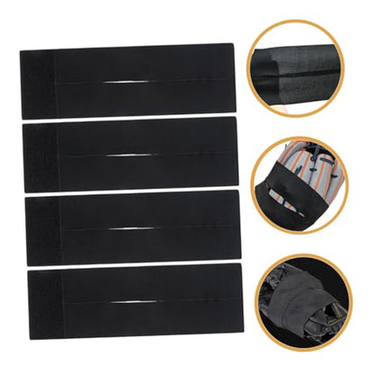 BESPORTBLE 4Pcs Baseball Glove Wraps High Elastic Fastener for Fixing and Conditioning Adjustable Polyester Baseball Accessories for Softball Players and Training