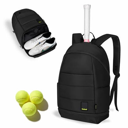 Goloni Tennis Backpack - Professional Tennis Bag for Men & Women - color: Black