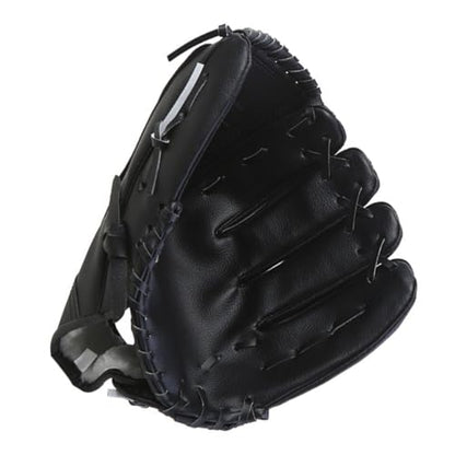 POPETPOP PU Thickened Baseball Glove for Infielder Training Mitt Shock-Absorbing Breathable Anti-Slip Flexible Sports Glove for Youth Beginners