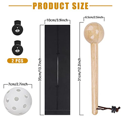 Baseball Glove Break-in kit for Men & Adult, One-Piece Structure Baseball Glove Mallet, Baseball Mitts Wooden Shaping Hammer, Softball Glove Wrap Band, Plastic Practice Ball & Glove Locks - style: Break-in kit