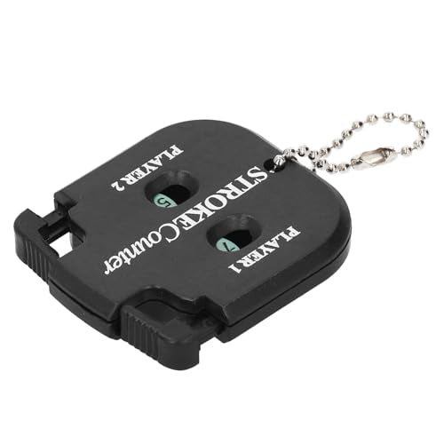HURRISE 2pcs Portable Score Counter - Stroke Shot Score Counter with Key Chain, ABS Material for Easy Carrying, Ideal for and Other Games