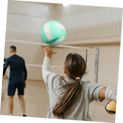 Ciieeo Soft Volleyball 2pcs Size 5 Adult Training Volleyball Indoor Outdoor Sports Practice Ball for Beach and Gym Use