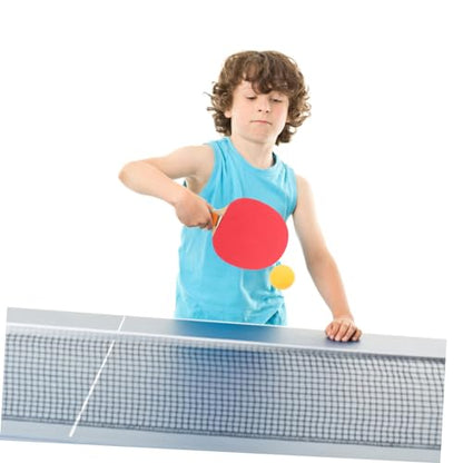 Toddmomy Rubber Faced Table Tennis Racket Set Paddles Balls and Comfortable for Beginners and Skill Levels for Indoor and