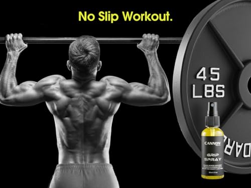 Cannon Sports All-Weather Hand Grip Spray for Athletes - Instant Tack Zero-Slip Hand Control - Boost Traction & Performance in Pickleball, Golf, Tennis, Football & More - 60ml Natural Formula