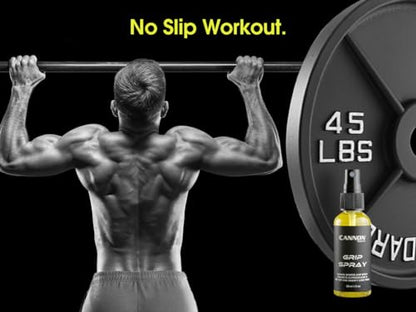 Cannon Sports All-Weather Hand Grip Spray for Athletes - Instant Tack Zero-Slip Hand Control - Boost Traction & Performance in Pickleball, Golf, Tennis, Football & More - 60ml Natural Formula