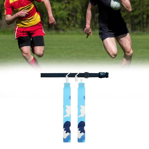 Simhoa Rugby Tag Belt Flag Football Belt Flag Accessories Versatile Detachable Adjustable