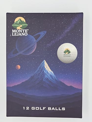 12 Premium Golf Balls – Long Distance, Straight Flight & Soft Feel – Durable Practice Balls for Beginners & Amateur Golfers