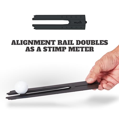 WhyGolf Golf Training Aid Bundle – Includes the Putting Thing for Stroke Accuracy & Swing Trainer Pressure Plate for Improved Weight Shift, Balance, Power, and Swing Control for All Skill Levels